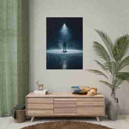 Mysterious Spotlight Skater Rolled Poster - Image 4