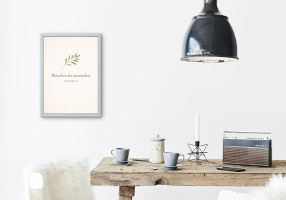 Blessed Are the Peacemakers Matthew 5:9 Christian Rolled Poster - Image 10