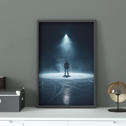 Mysterious Spotlight Skater Rolled Poster - Image 3
