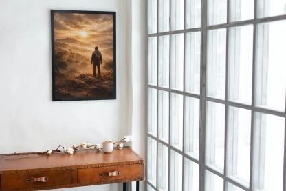 Inspirational Mountain Sunrise Adventure Rolled Poster - Image 7
