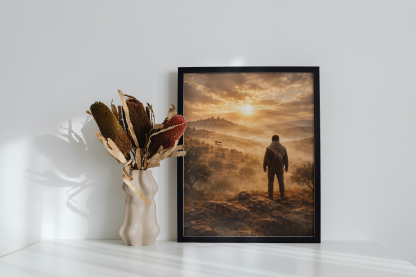 Inspirational Mountain Sunrise Adventure Rolled Poster - Image 8