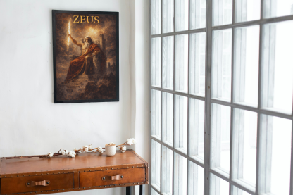 Zeus Greek Mythology Rolled Poster - Image 3