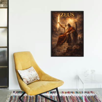 Zeus Greek Mythology Rolled Poster - Image 7