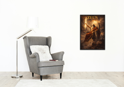 Zeus Greek Mythology Rolled Poster - Image 8