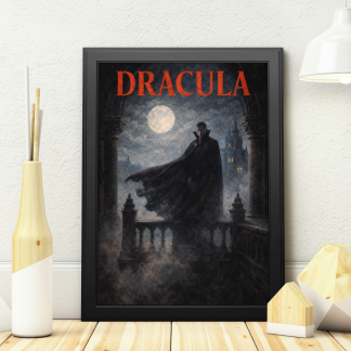 Dracula Gothic Vampire Rolled Poster
