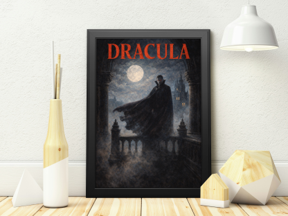 Dracula Gothic Vampire Rolled Poster