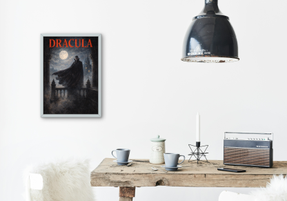 Dracula Gothic Vampire Rolled Poster - Image 4