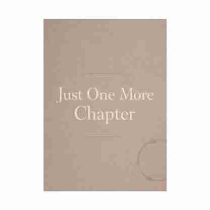 Just One More Chapter Rolled Poster | Bookish Reading Quote Poster - Image 3