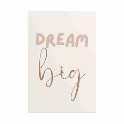 Dream Big Wall Art | Elegant Calligraphy Poster - Image 4